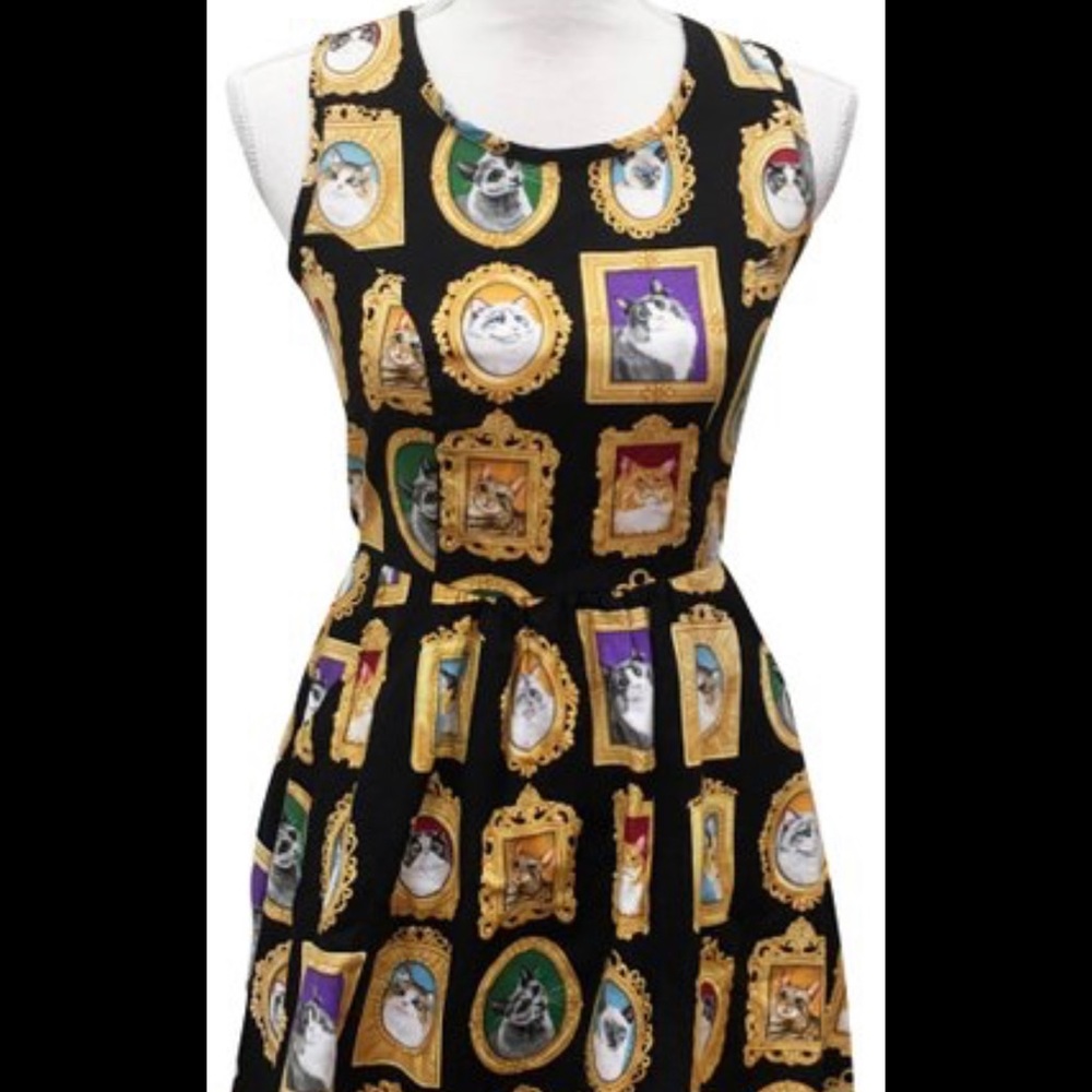 ModCloth cat dress (Medium)